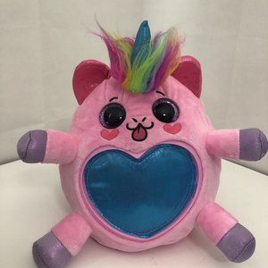 Zulu Rainbocorn Plush Stuffed Pink Unicorn Blue